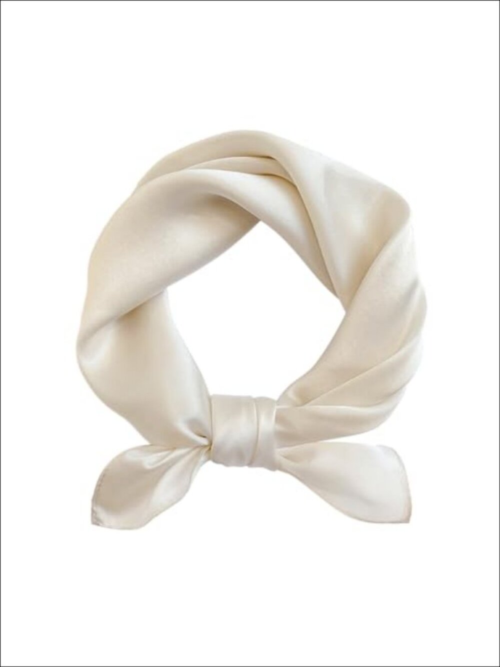 100% Mulberry Silk Scarf 20" Square Neck Scarf for Women Gift